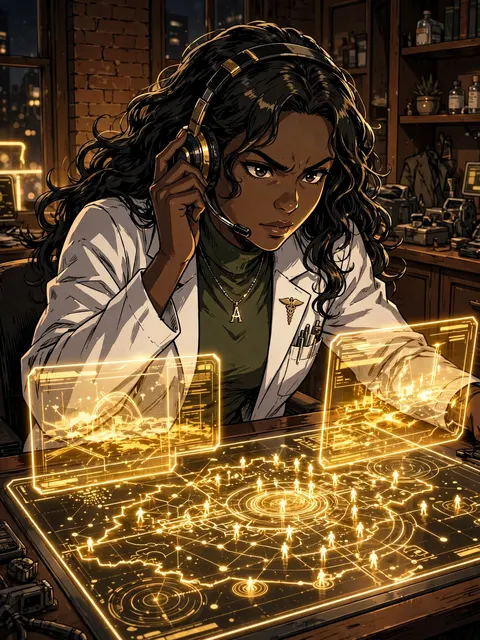 Aria's Overwatch helper card art